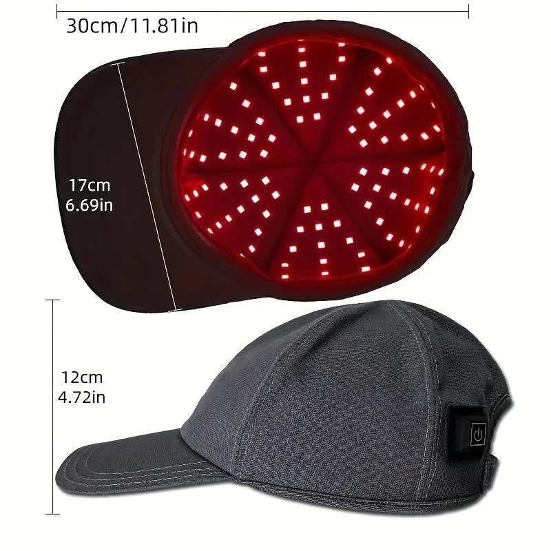 Casquette de Soin Capillaire à Lumière Rouge