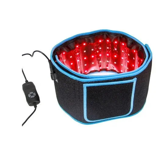 Ceinture de Thérapie par Lumière Rouge LED - Ceinture Portable pour l'Amincissement du Corps et le Soulagement de la Douleur