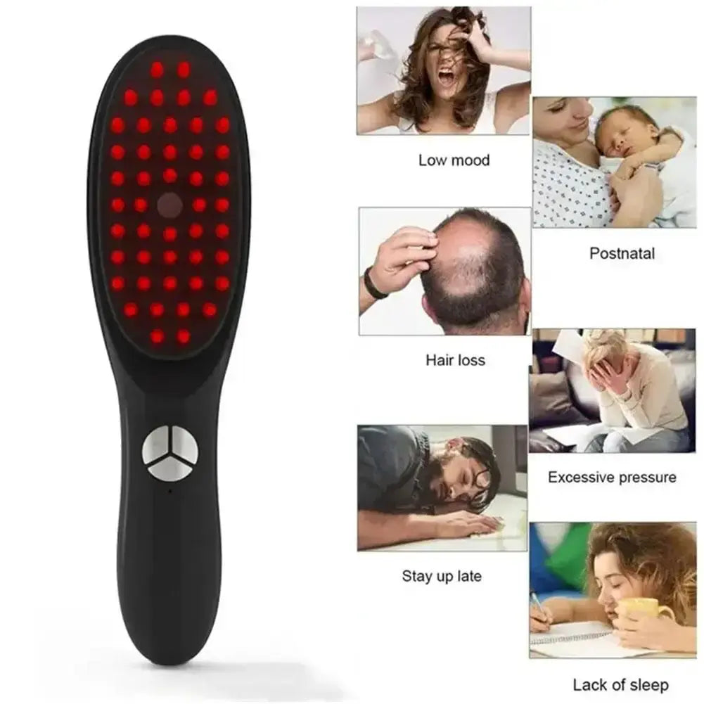 Brosse de Massage par Luminothérapie